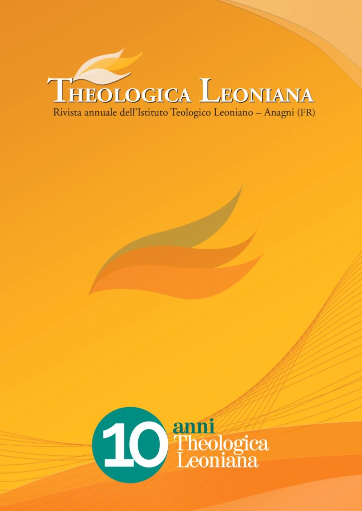 Copertina di Theologica Leoniana del 2021